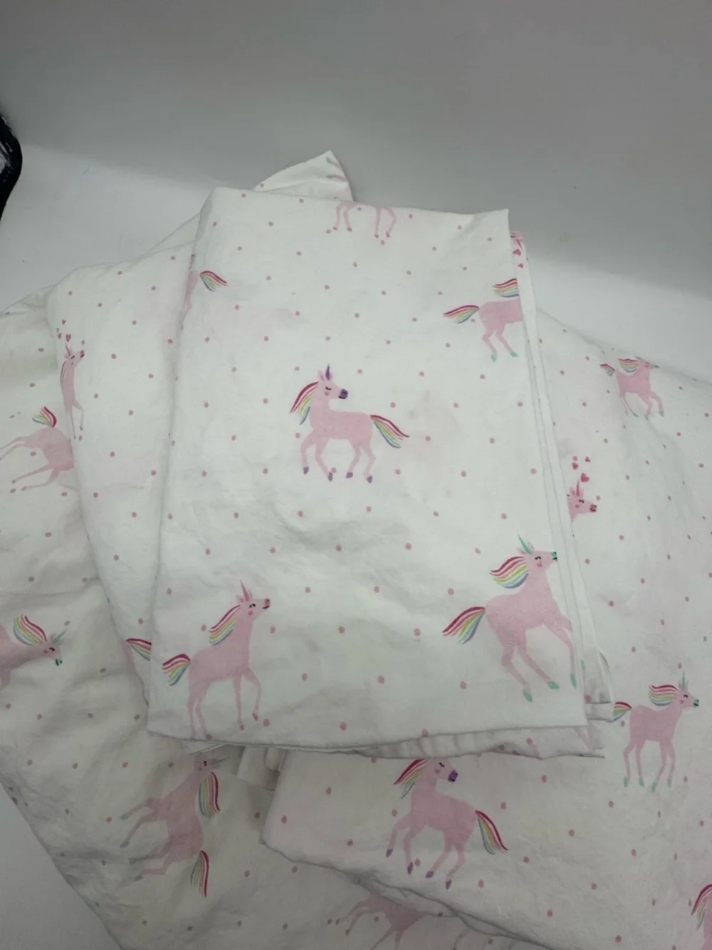 Pottery Barn Kids Rainbow Unicorn Sheets